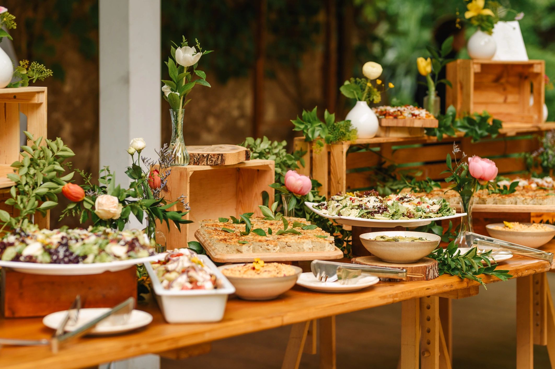 Cátering vegetariano gourmet